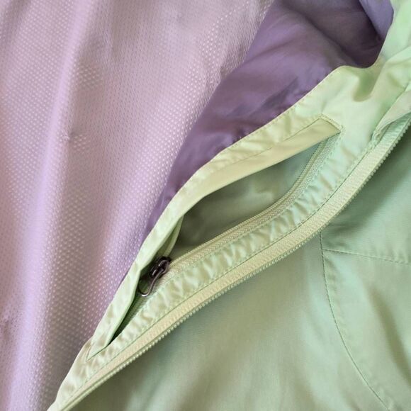 Eddie Bauer Womens WeatherEdge Hooded Rain Jacket Light Green 2XL - Picture 7 of 12